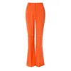 Aggi By Halewski Women's Yellow / Orange Camilla Tangerine Pants In Yellow/orange