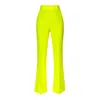 Aggi By Halewski Women's Yellow / Orange Camilla Yellow Laser Pants In Yellow/orange