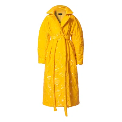 Aggi Coat Harlow Super Yellow In Yellow/orange