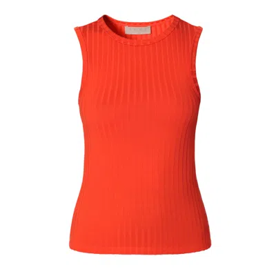 Aggi Women's Yellow / Orange Iga Sun Orange Elastic Tank Top In Yellow/orange