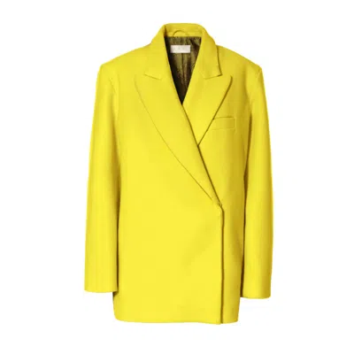 Aggi Women's Yellow / Orange Nicole Fun Yellow Oversized Outdoor Blazer In Yellow/orange