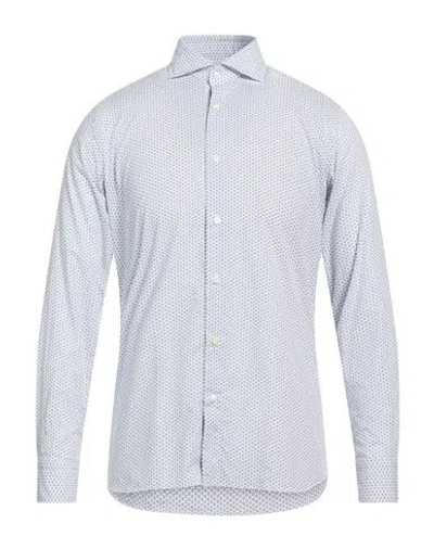 Agho Man Shirt Blue Size 15 Cotton