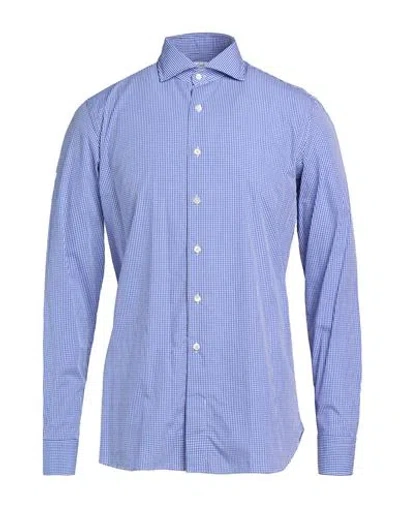 Agho Man Shirt Blue Size 15 ½ Cotton