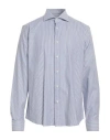 Agho Man Shirt Blue Size 17 ½ Cotton