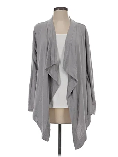 Pre-owned Agiato Cardigan Sweater In Gray