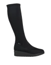 Agile By Rucoline Woman Boot Black Size 6 Textile Fibers In Black