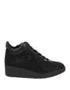 Agile By Rucoline Woman Sneakers Black Size 4 Textile Fibers