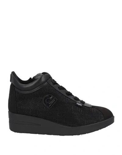 Agile By Rucoline Woman Sneakers Black Size 4 Textile Fibers