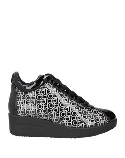 Agile By Rucoline Woman Sneakers Black Size 5 Textile Fibers