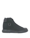 Agile By Rucoline Woman Sneakers Black Size 7 Textile Fibers