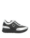 Agile By Rucoline Woman Sneakers Black Size 8 Leather In Black