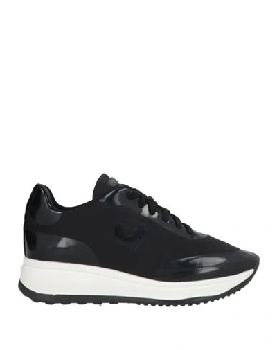 Agile By Rucoline Woman Sneakers Black Size 8 Textile Fibers