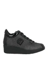 Agile By Rucoline Woman Sneakers Black Size 9 Synthetisches Material In Black