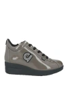 Agile By Rucoline Woman Sneakers Grey Size 7 Polyurethane In Gray