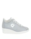 Agile By Rucoline Woman Sneakers Grey Size 7 Textile Fibers