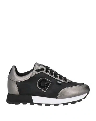 AGILE BY RUCOLINE AGILE BY RUCOLINE WOMAN SNEAKERS LEAD SIZE 6 TEXTILE FIBERS, LEATHER