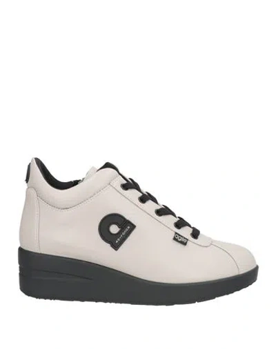 Agile By Rucoline Woman Sneakers Light Grey Size 7 Textile Fibers In Gray