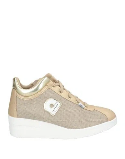 Agile By Rucoline Woman Sneakers Platinum Size 8 Textile Fibers In Grey