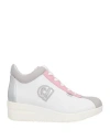 Agile By Rucoline Woman Sneakers White Size 7 Leather In White