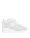 Agile By Rucoline Woman Sneakers White Size 8 Textile Fibers In White