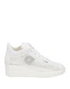 Agile By Rucoline Woman Sneakers White Size 8 Textile Fibers
