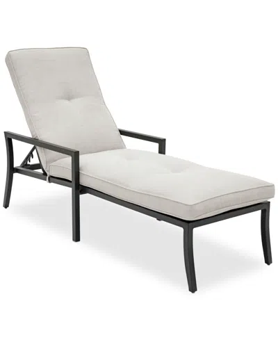 Agio Astaire Outdoor Chaise, Created For Macy's In White