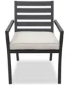 Agio Astaire Outdoor Dining Chair In Pearl White