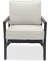 Agio Astaire Outdoor Rocker Club Chair In Pearl White