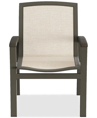 Agio Bartow Outdoor Dining Chair In Brown