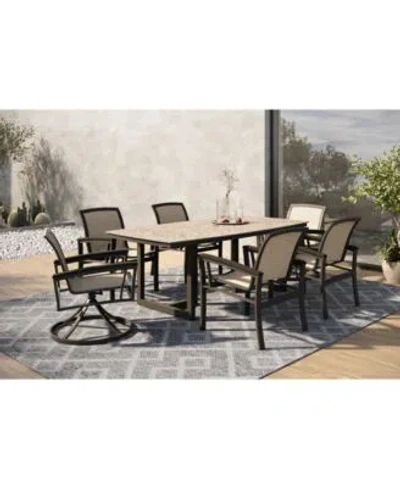 Agio Bartow Outdoor Dining Collection In Brown