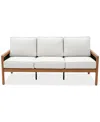 Agio Baxley Outdoor Sofa, Created For Macys In Pearl White