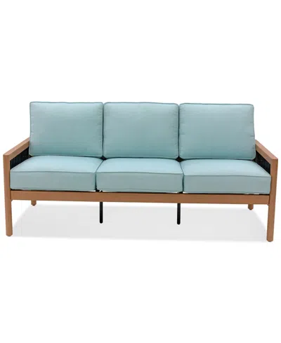 Agio Baxley Outdoor Sofa, Created For Macys In Spa Light Blue