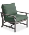 Agio Closeout! Tara Aluminum Outdoor Rocker Chair, Created For Macy's In Outdura Grasshopper