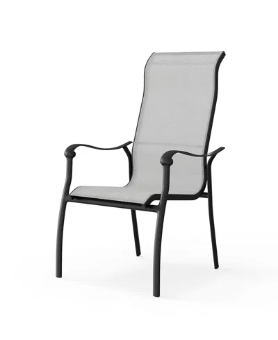 Agio Oasis 29" Aluminum Rust-proof Outdoor Dining Chair, Created For Macy's In Gray