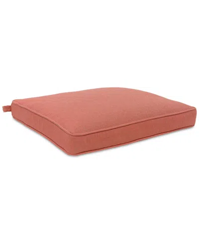 Agio Replacement Outdoor Dining Cushion, Set Of 1 In Peony Brick Red