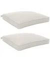Agio Replacement Outdoor Dining Cushion, Set Of 2 In Pearl White