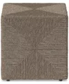 Agio Sonetta Outdoor Seating Cube In Light Beige
