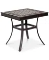 Agio St Croix Cast Aluminum 22" Outdoor End Table, Created For Macy's In Transparent
