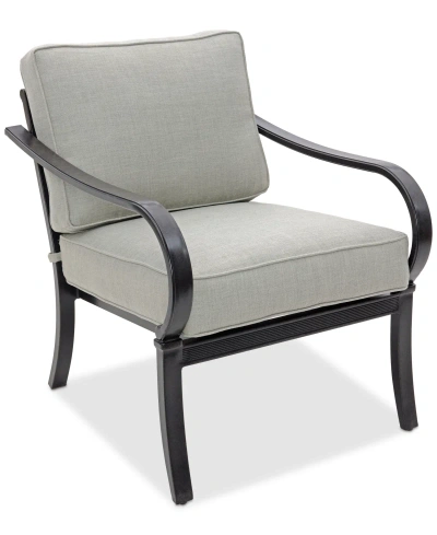 Agio St Croix Outdoor 2-pc Lounge Chair Set In Oyster Light Grey