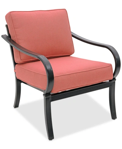Agio St Croix Outdoor 2-pc Lounge Chair Set In Peony Brick Red