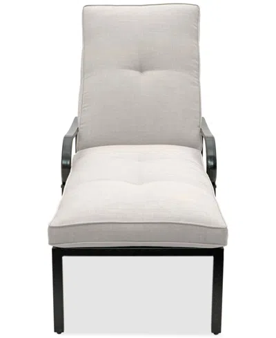 Agio St Croix Outdoor Chaise In Pearl White