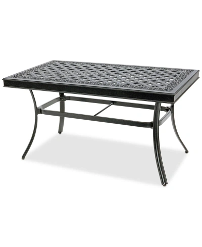 Agio St Croix Outdoor Coffee Table In Charcoal