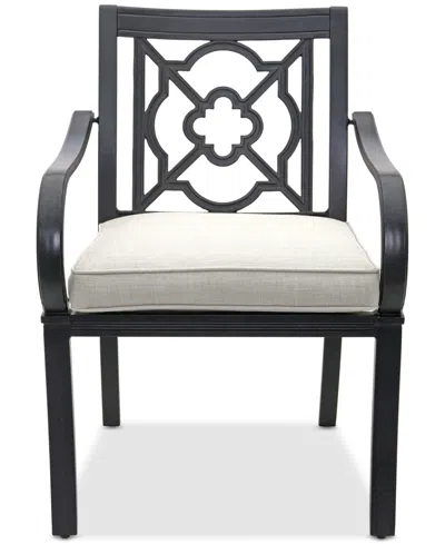 Agio St Croix Outdoor Dining Chair In Pearl White