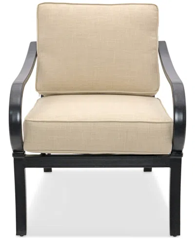Agio St Croix Outdoor Lounge Chair In Straw Natural