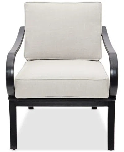 Agio St Croix Outdoor Lounge Chair In Pearl White
