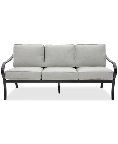 Agio St Croix Outdoor Sofa In Oyster Light Grey