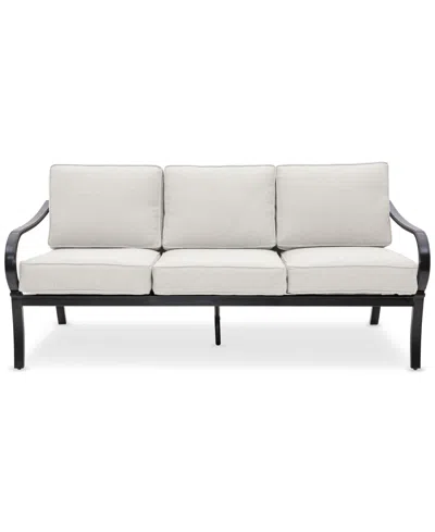 Agio St Croix Outdoor Sofa In Pearl White