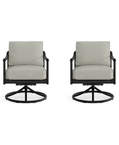 Agio Wellington Outdoor Swivel Rockers, Set Of 2