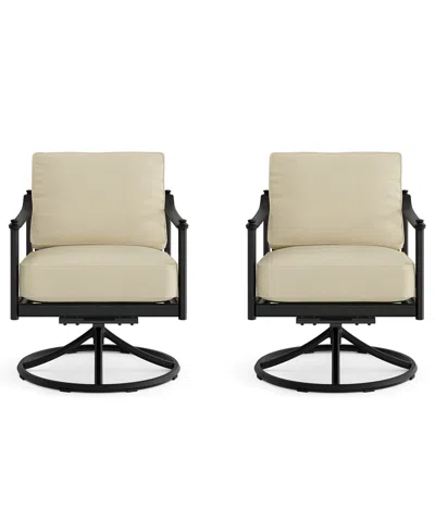 Agio Wellington Outdoor Swivel Rockers, Set Of 2
