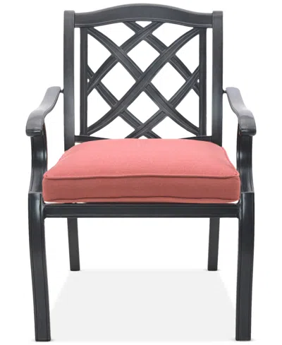 AGIO WYTHBURN MIX AND MATCH LATTICE OUTDOOR DINING CHAIR, CREATED FOR MACY'S